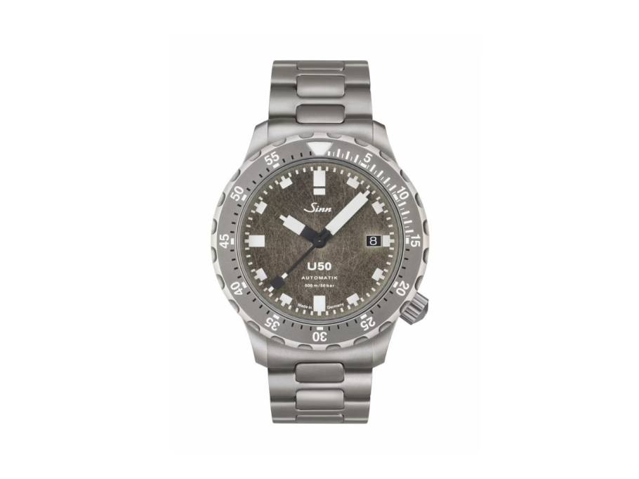 U50 DS Taucheruhr Automatik Edelstahl 41mm Dekorschliff-Zifferblatt Metallband Limited Edition