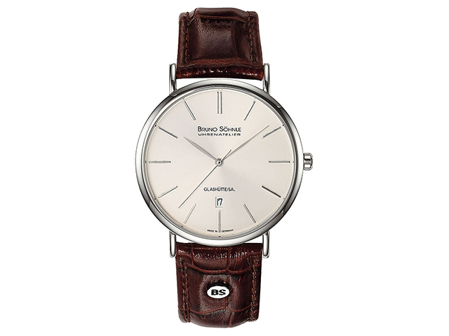Nabucco Herrenuhr Ø 38mm weiß silber