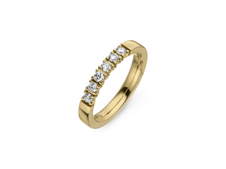 Solana Memoire Ring Gelbgold mit Brillanten 0,300ct