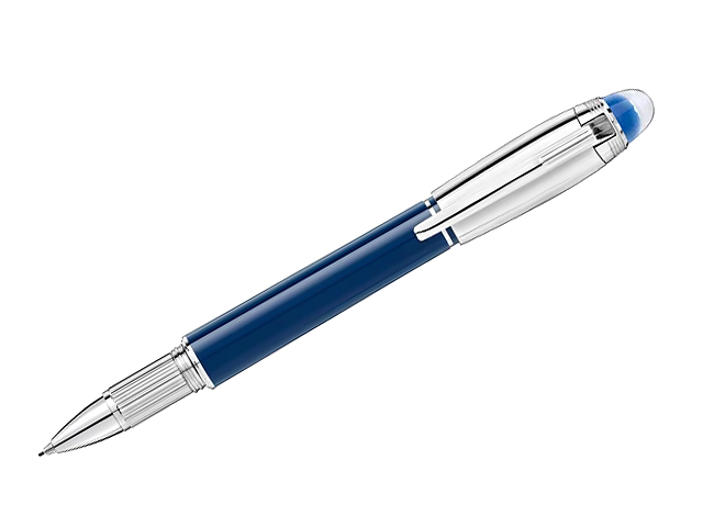 StarWalker Blue Planet Doué Fineliner blaues Edelharz platiniert