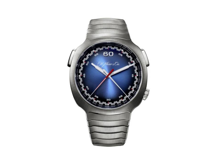 Streamliner Flyback Chronograph Funky Blue Automatic Edelstahl 42mm blaues Zifferblatt Metallband