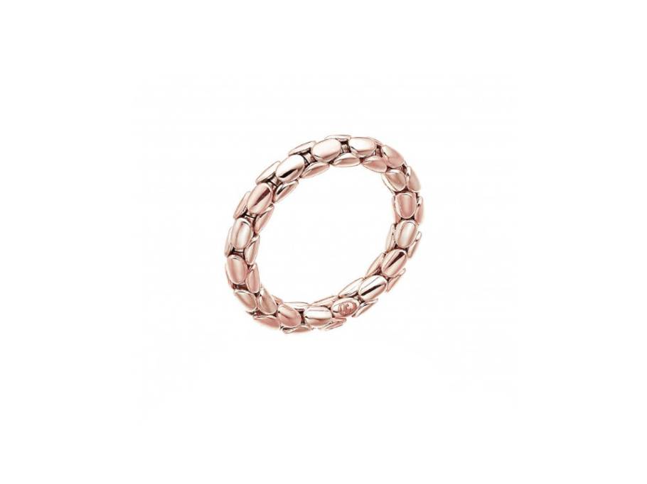 Stretch Spring Ring Roségold 3mm flexibel