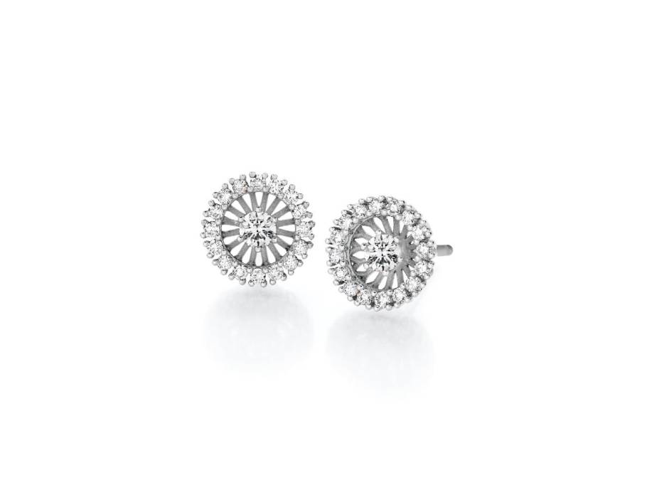 Swing Boho Ohrstecker Small Weißgold mit Brillanten 0,488ct