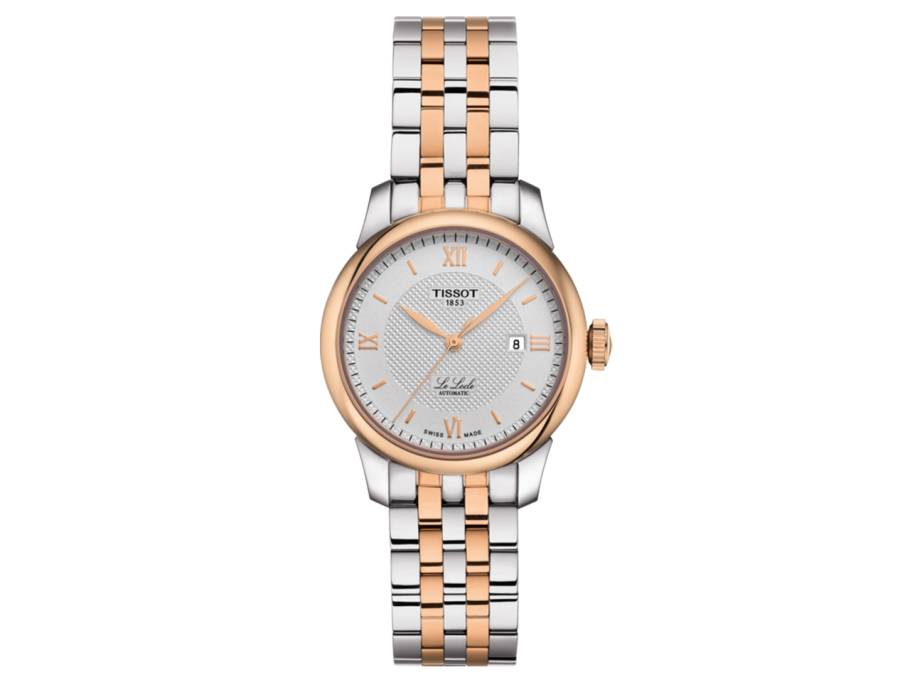 Le Locle Damenuhr Automatic Edelstahl rose PVD Edelstahlarmband