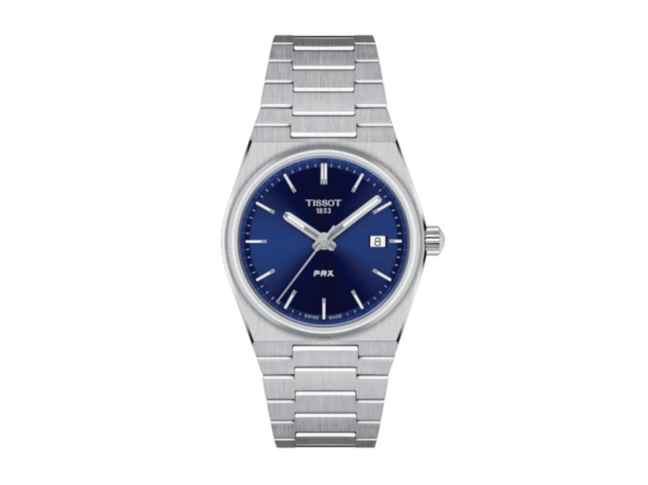     PRX35 Quarz Edelstahl dunkelblaues Zifferblatt Edelstahlband