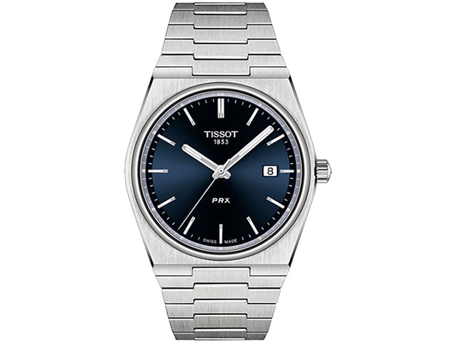 PRX Quarz Edelstahl 40mm blaues Zifferblatt Metallband