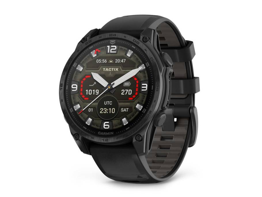 tactix 8 AMOLED Quarz Polymer und Titan 47mm digitales Zifferblatt schwarzes Silikonband