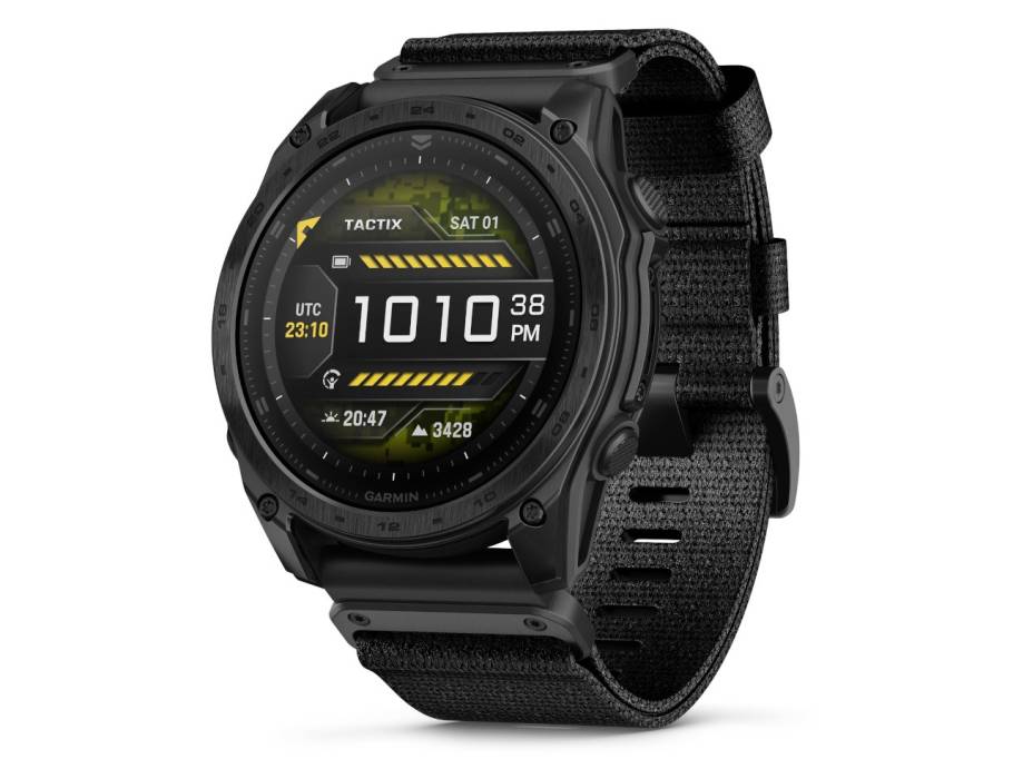 tactix 8 AMOLED Quarz Polymer und Titan 51mm digitales Zifferblatt schwarzes Nylonband
