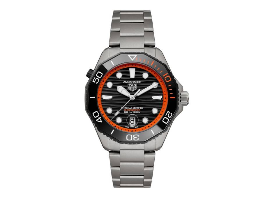  Aquaracer Professional 500 Date Automatik Titan 42mm schwarzes Zifferblatt Metallband limitiert