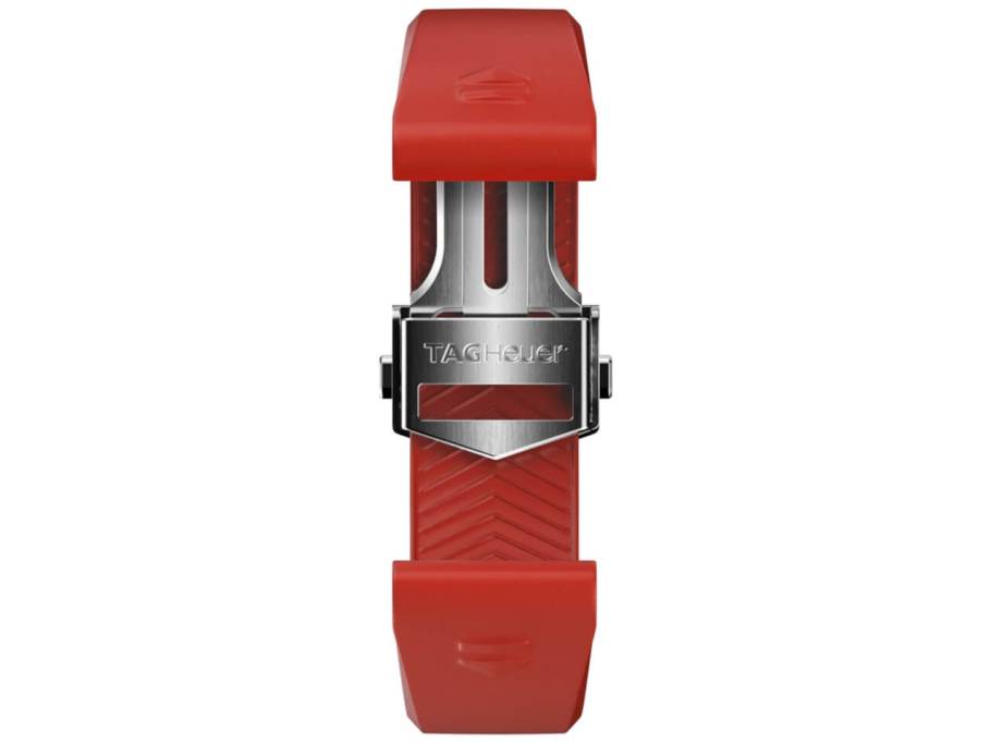 Connected Calibre E4 rotes Kautschukband 42mm
