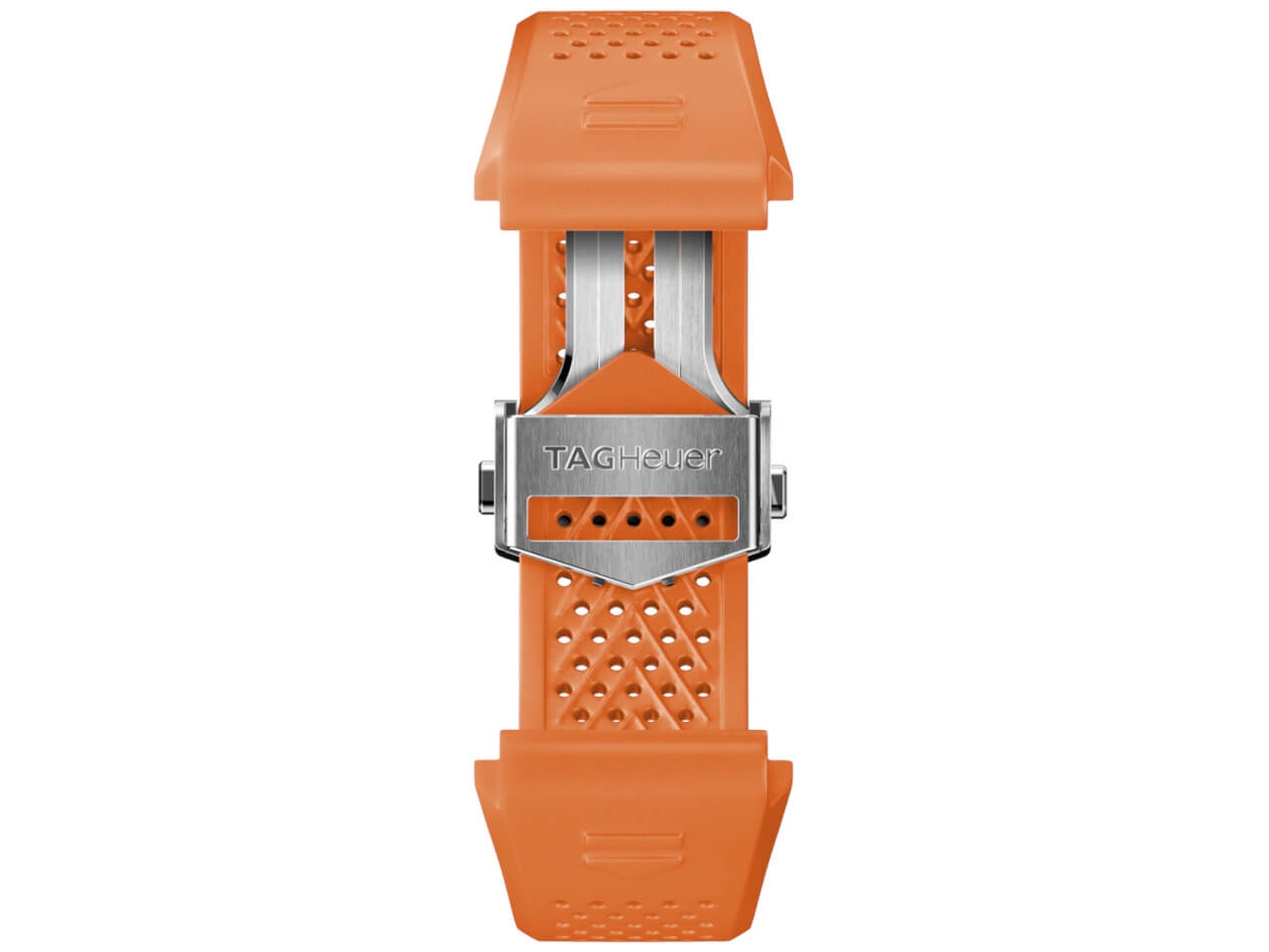 Connected Calibre E4 Kautchukband 45 mm orange