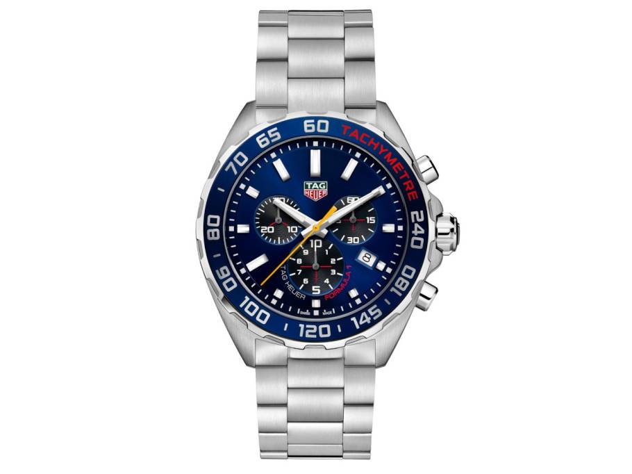 Formula 1 Chronograph x Red Bull Racing Quarz Edelstahl blaues ZIfferblatt Metallband