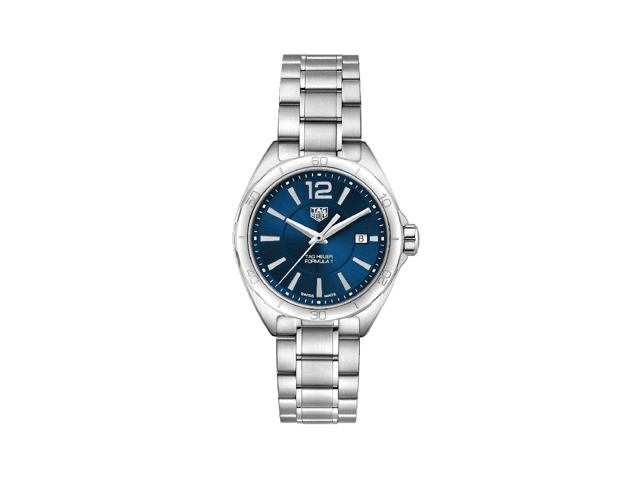 Formula 1 Lady mini Quarz blau Metallband