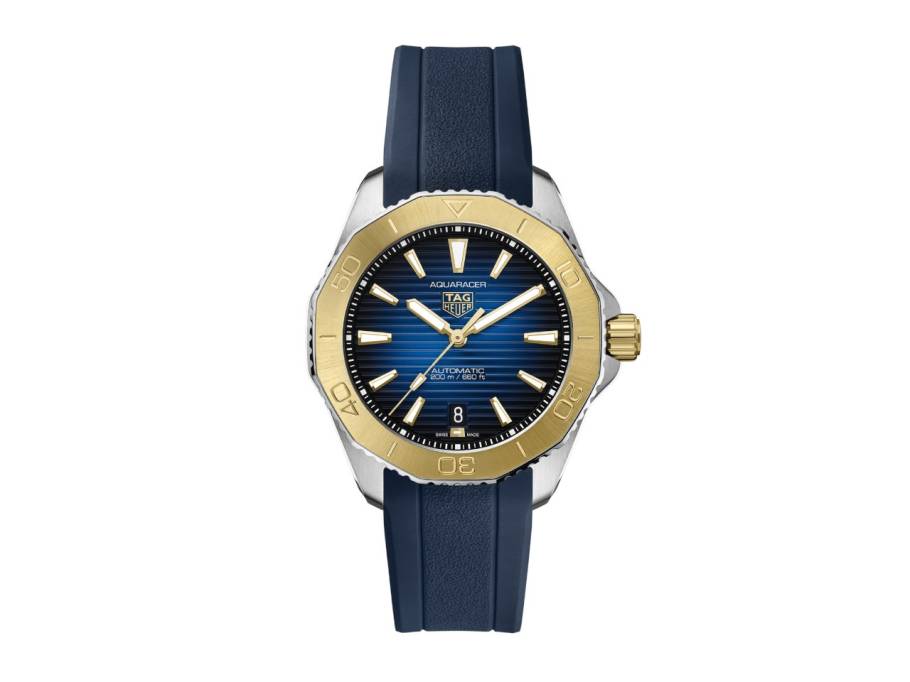 Aquaracer Professional 200 Automatik Edelstahl 40mm blaues Zifferblatt blaues Kautschukband