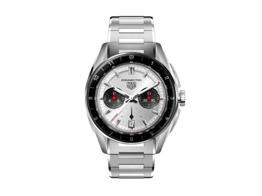  Connected Calibre E4 Smartwatch Edelstahl 42mm digitale Anzeige Metallband