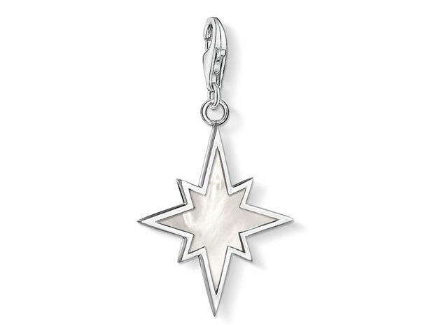 Charm-Anhänger Stern mit Perlmutt 1538