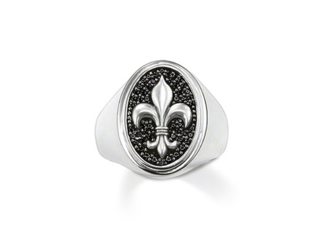 Thomas Sabo Rebel at Heart Royal Rebel Ring Bourbonische Lilie mit Zirkonia kaufen
