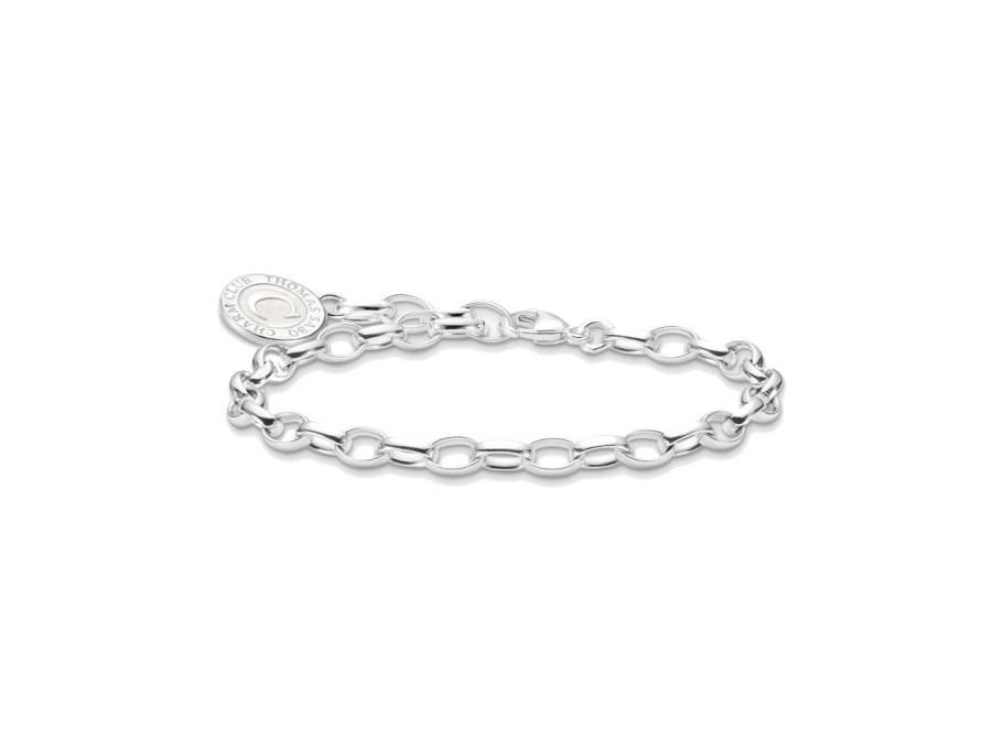 Charm Club Armband 19,0cm Silber