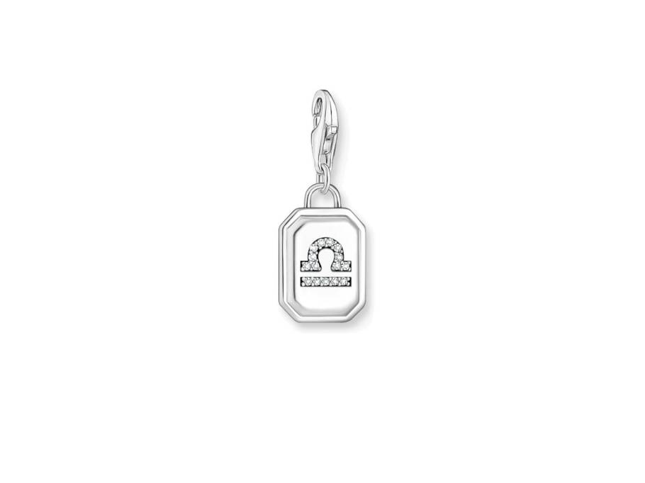 Charm-Anhänger Sternzeichen Waage Silber