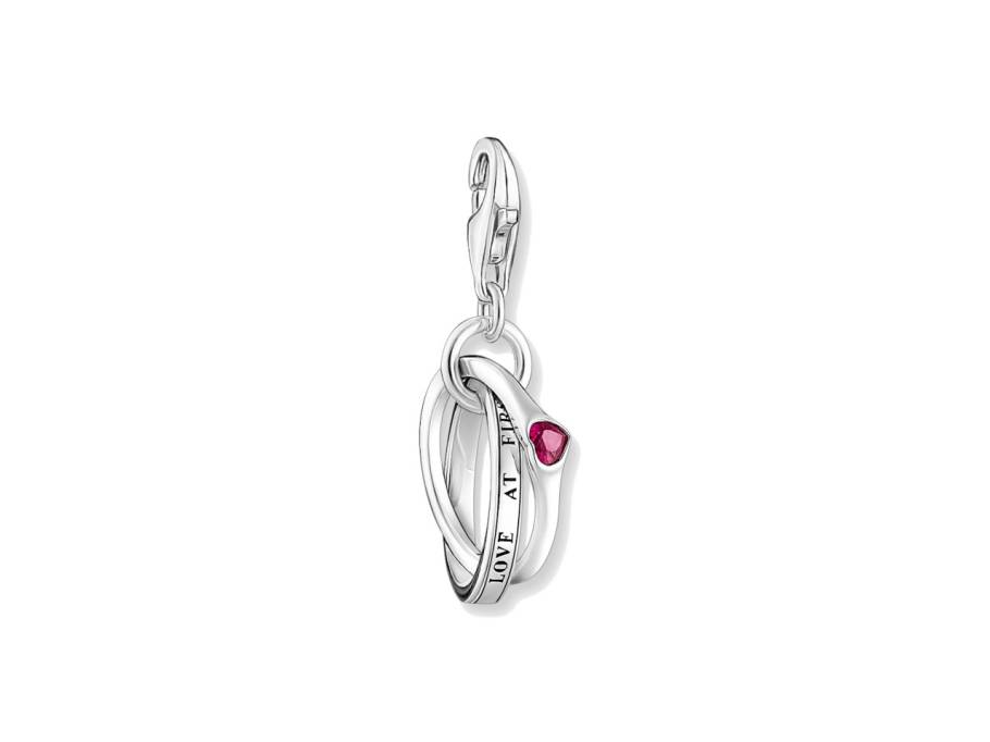 Charm-Anhänger Together-Ring Silber