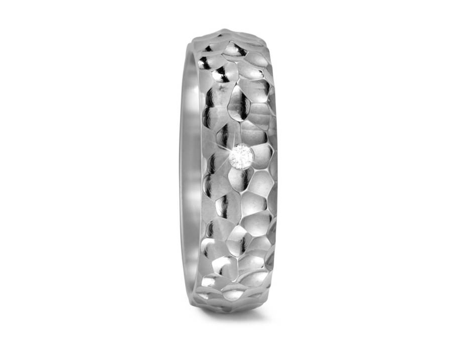 Titanring Nr. 42 mit Brillant
