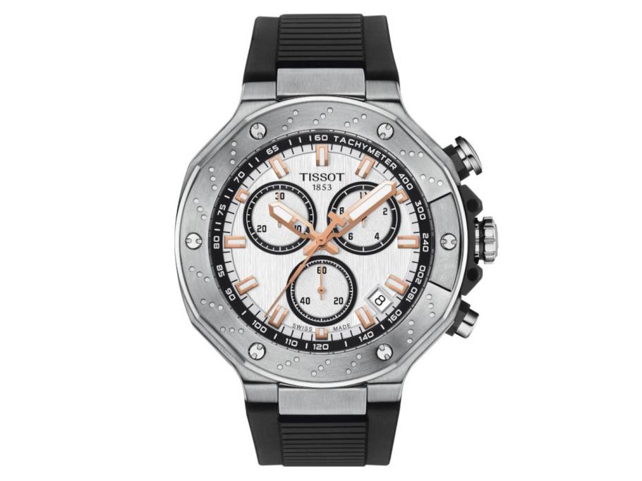 T-Race Chronograph Quarz  silbernes Zifferblatt