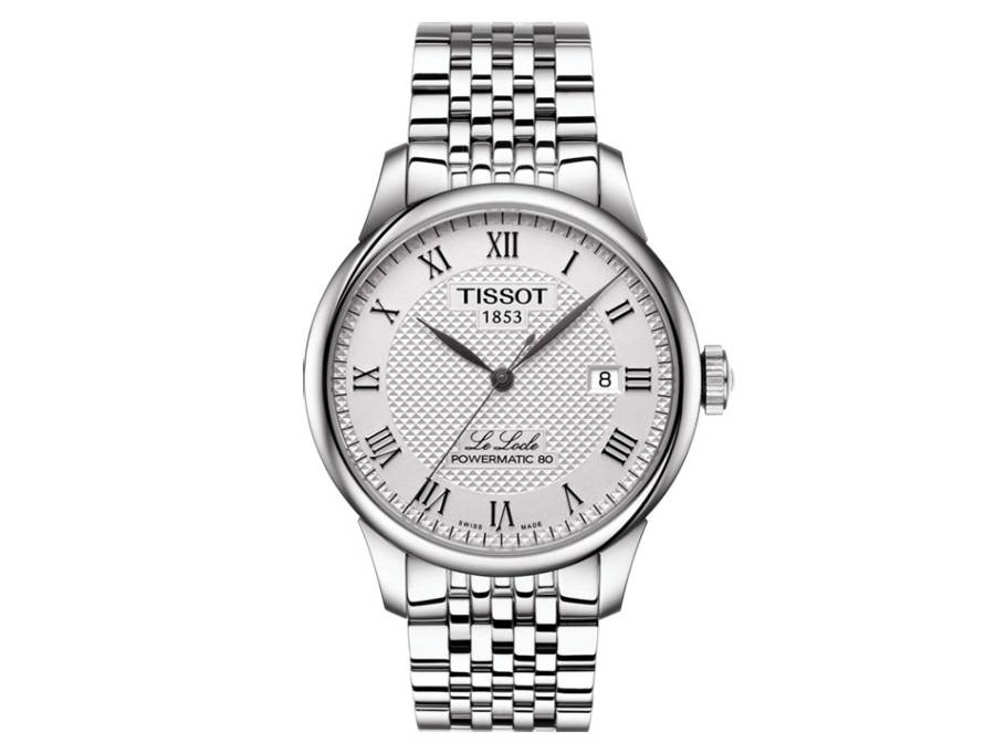 Le Locle Automatic Powermatic 80 silber Metallband
