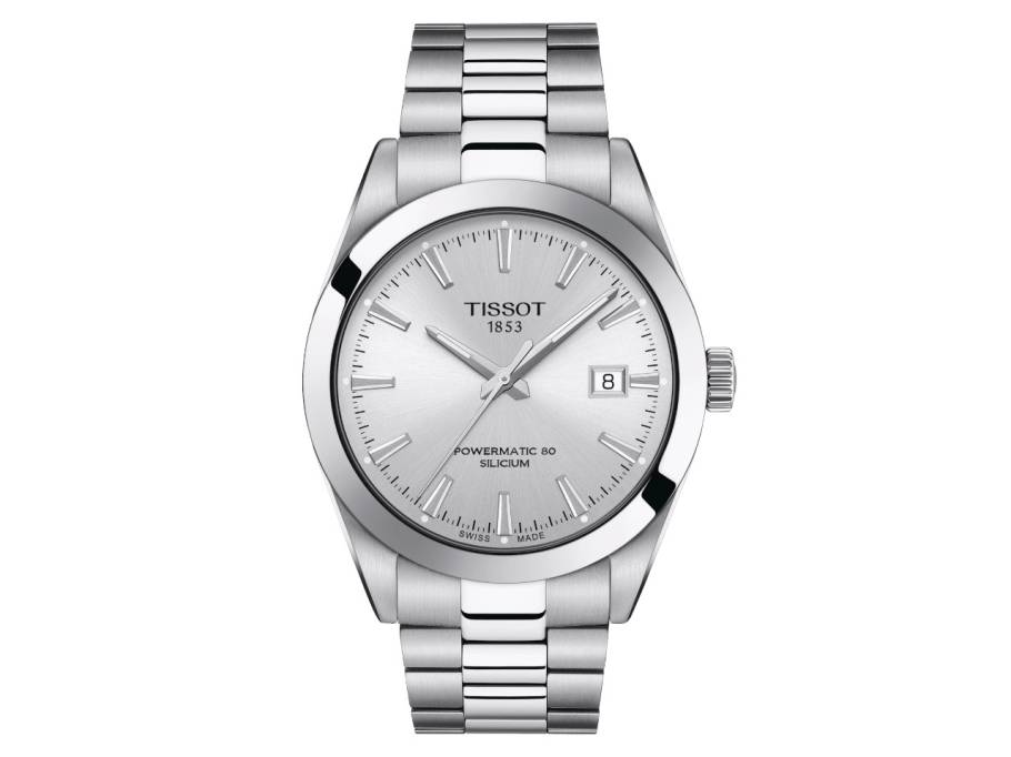 Gentleman Powermatic 80 Silicium Edelstahl silber Metallband