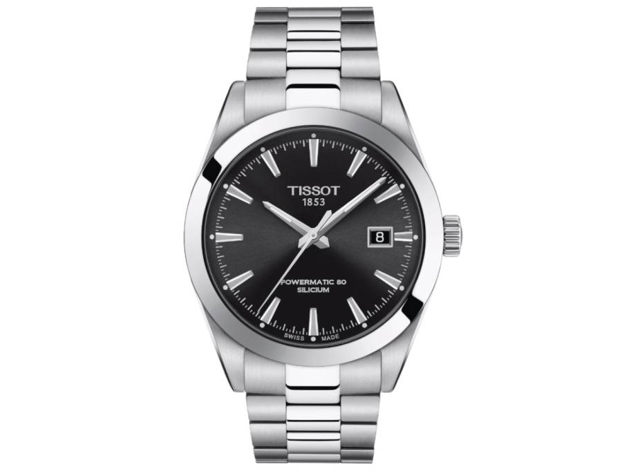 Gentleman Powermatic 80 Silicium Edelstahl  schwarz Metallband