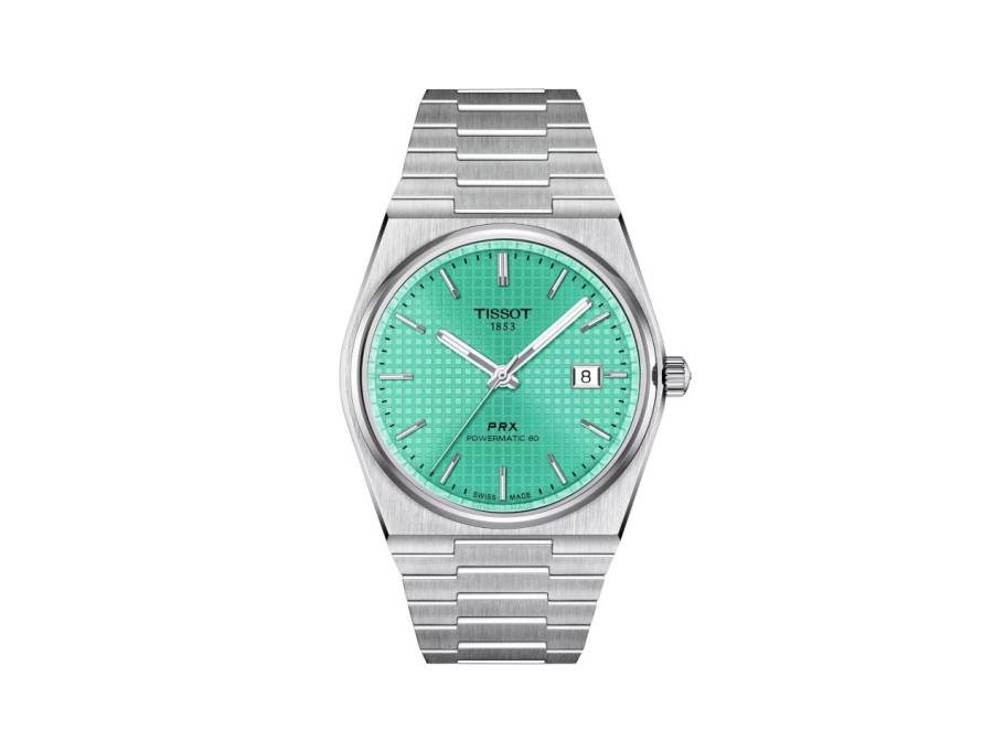 PRX Automatik Edelstahl 40mm grünes Zifferblatt Metallband