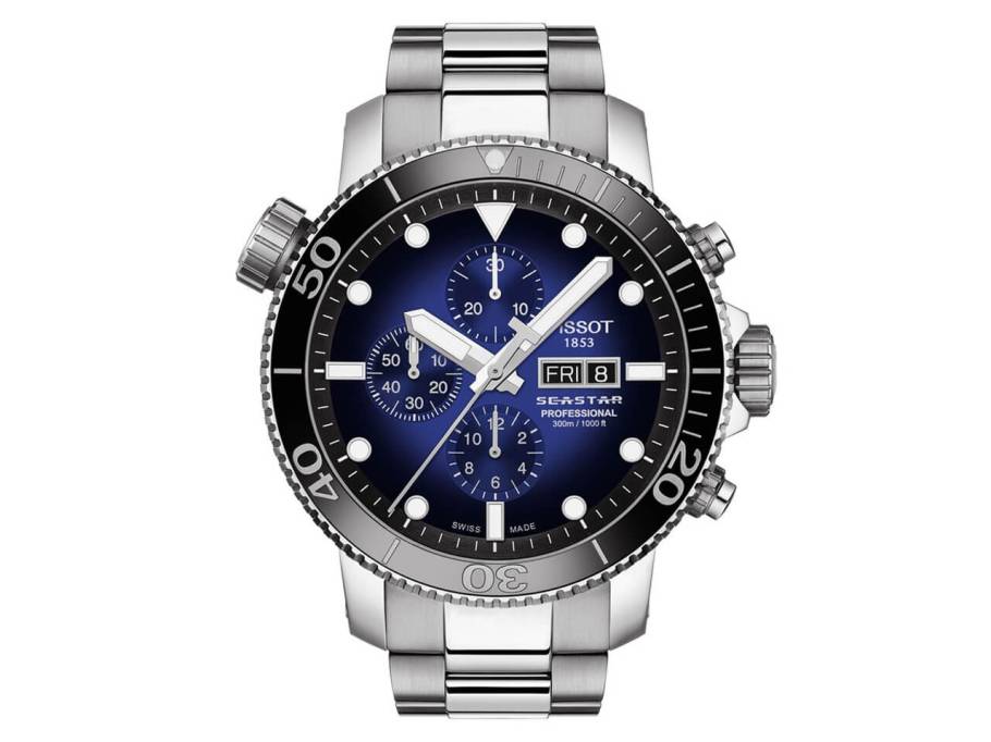 Seastar 1000  Professional Automatik Chronograph blau schwarz Limited Edition