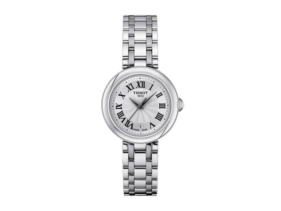 T-Lady Bellissima Small Lady Damenuhr Edelstahl silbernes Zifferblatt Edelstahlband