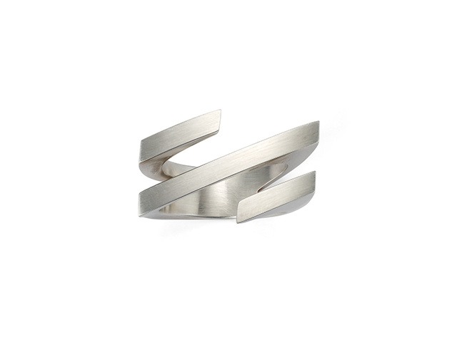 Trio Ring Silber mattiert