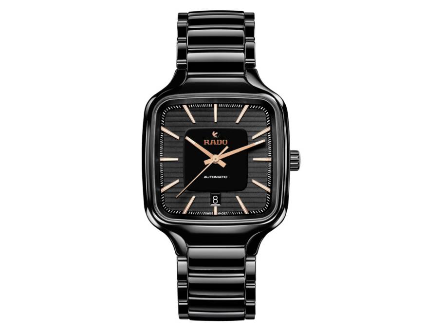  True Square Automatic Keramik schwarz 38mm Keramikband schwarz