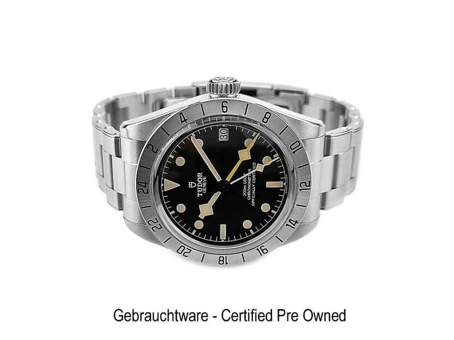 Tudor Black Bay Pro Automatik Edelstahl 39mm schwarzes Zifferblatt Metallband M79470-0001 Full Set Occasion