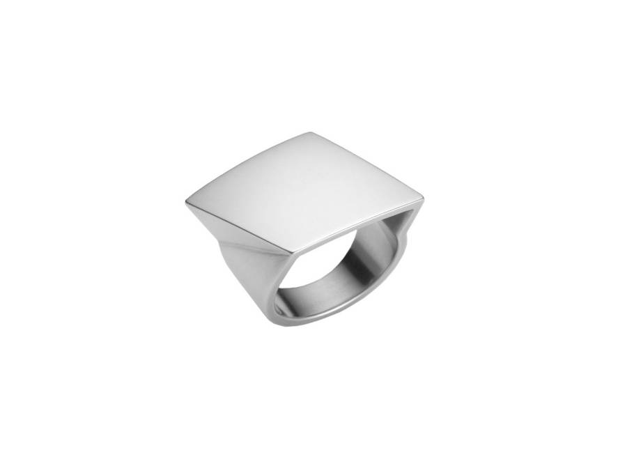 Twist Ring Silber mattiert