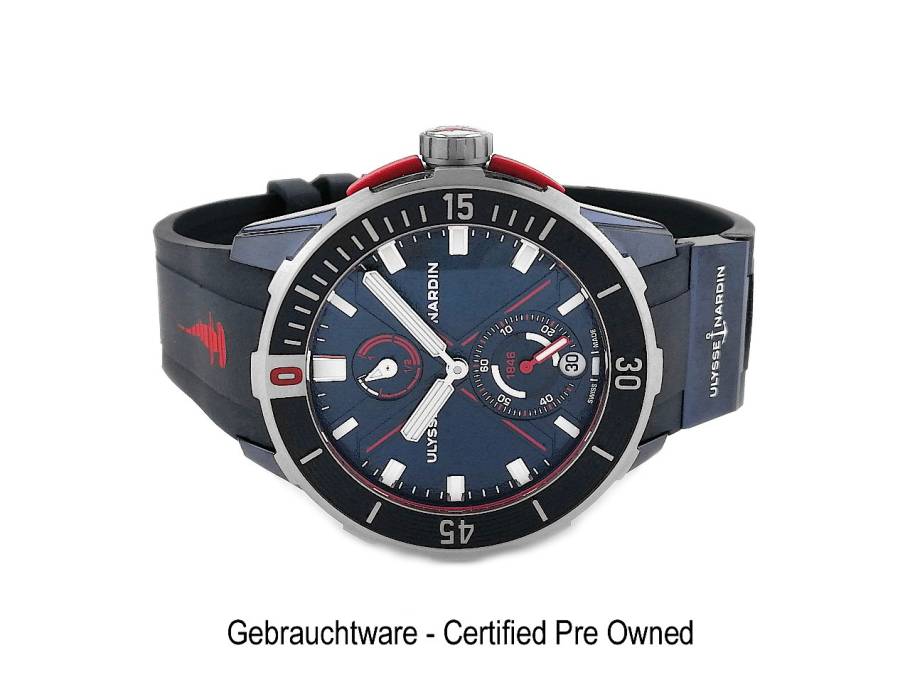 Ulysse Nardin Diver Hammerhead Shark Limited Edition 1183-170LE-3A-HAMMER/3A Full Set Occasion Neu