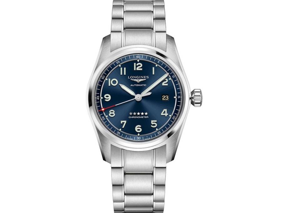 Spirit Automatik Edelstahl 42 mm blaues Zifferblatt Edelstahlband 