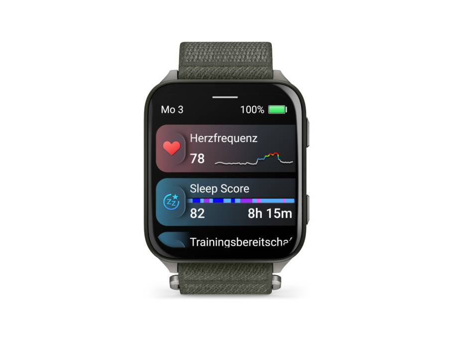   Venu X1 Moosgrün faserverstärktes Polymer und Titan 41x46mm AMOLED-Display grünes Nylonband