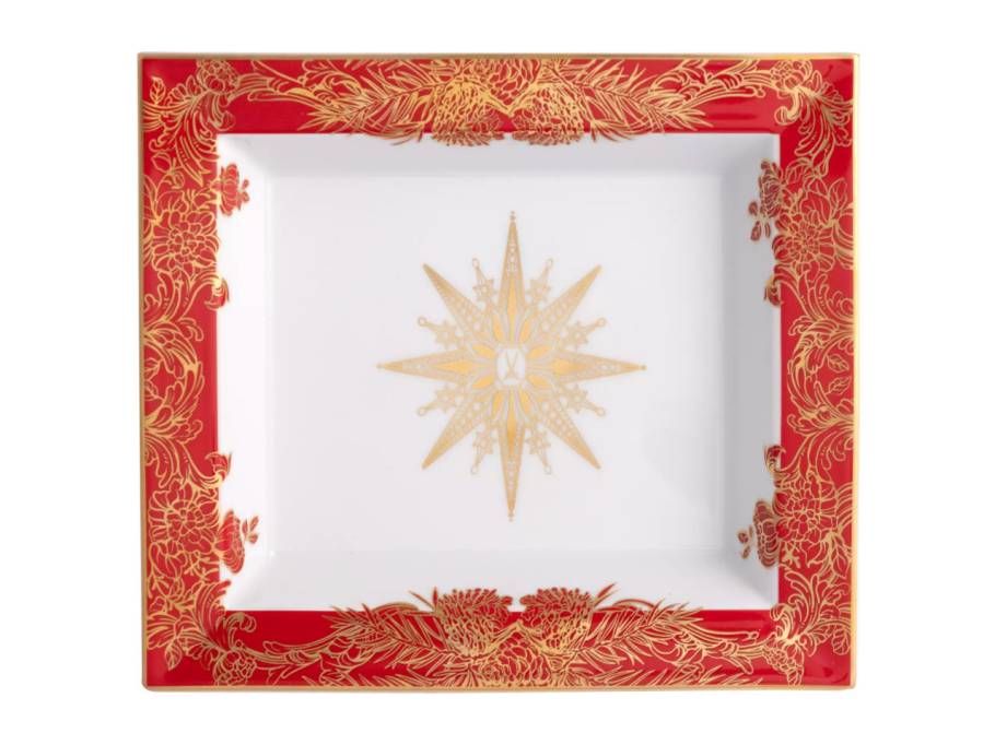 Vide-Poche Collection "Meissen Christmas Star" rot groß