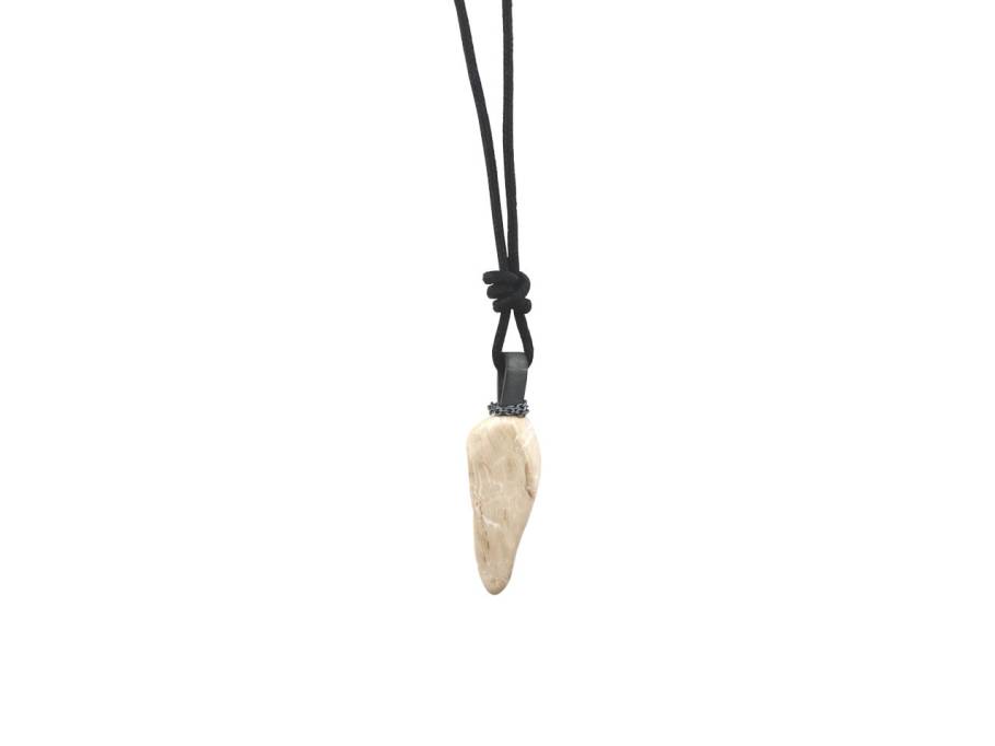 Chemnitz Rocks Collier 60cm mit versteinertem Holz
