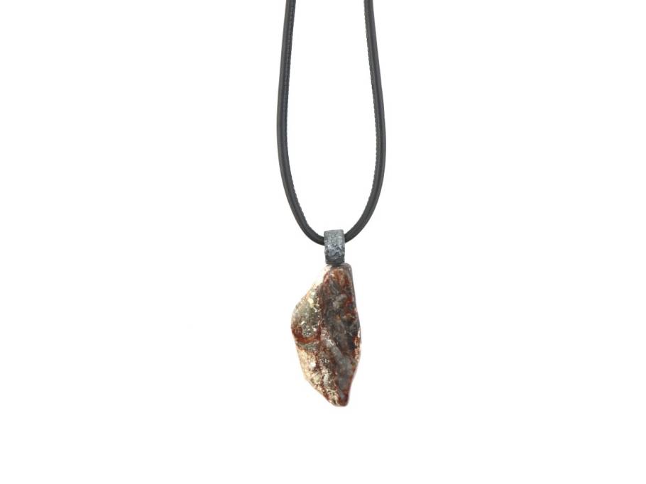 Chemnitz Rocks Collier 80cm mit versteinertem Holz