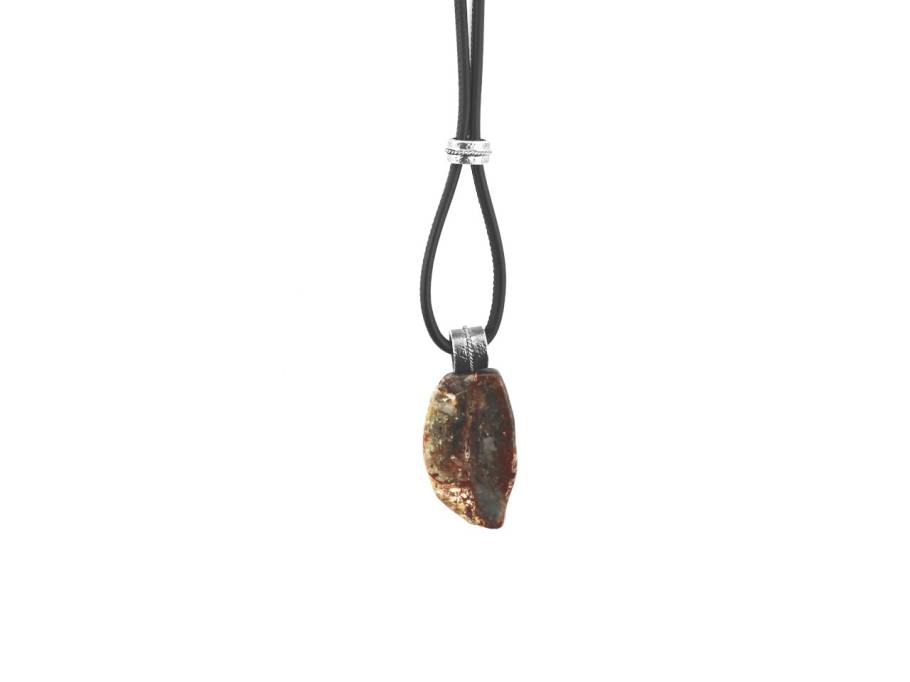 Chemnitz Rocks Collier 80cm mit versteinertem Holz