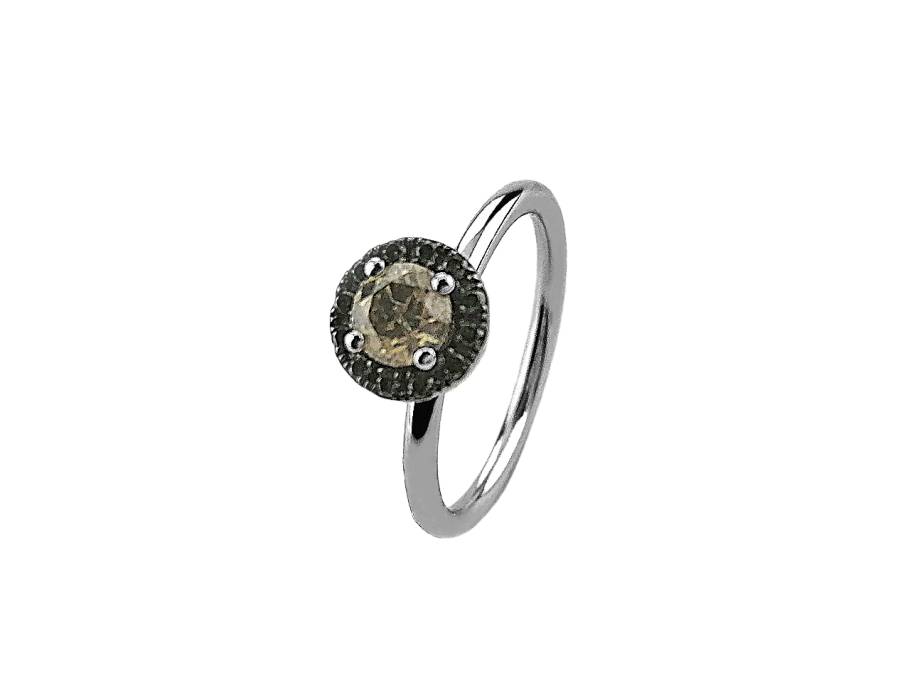 Michael Weggenmann Plaisier Ring aus Weißgold mit Brillanten 0,700ct