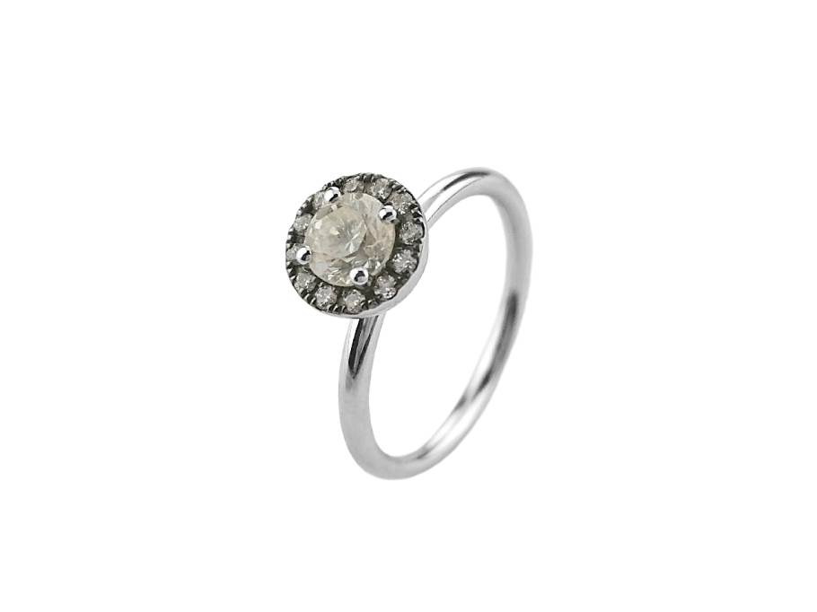 Michael Weggenmann Plaisier Ring aus Weißgold mit Brillanten 0,770ct