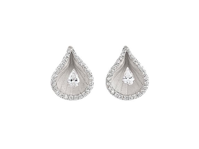 Premiere Ohrstecker White Ice Gold mit Brillanten 0,380ct