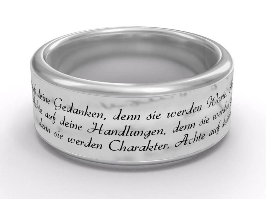 Art Edition Ring Gedanken