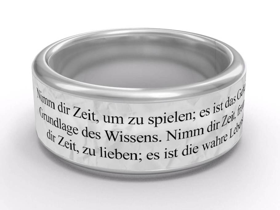 Art Edition Ring Zeit